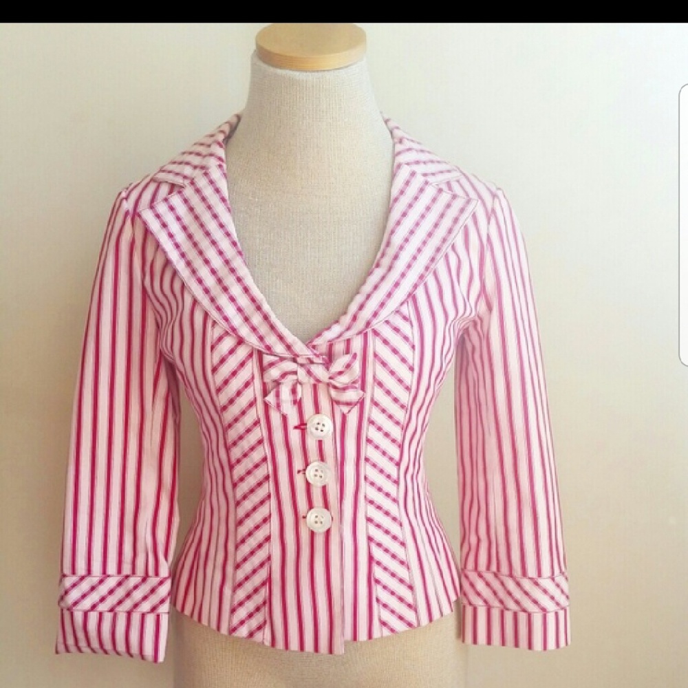 Nanette Lepore striped blazer